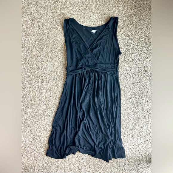 Old Navy Maternity Black Midi Dress - Picture 1 of 2